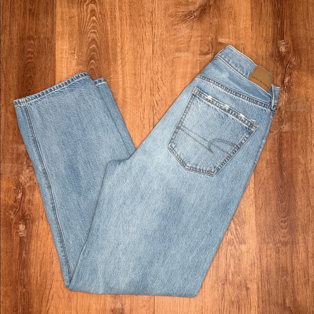 American Eagle Outfitters Light Blue Denim Baggy Jeans